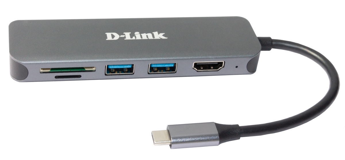 Obrázek D-Link 6-in-1 USB-C Hub with HDMI/Card Reader/Power Delivery