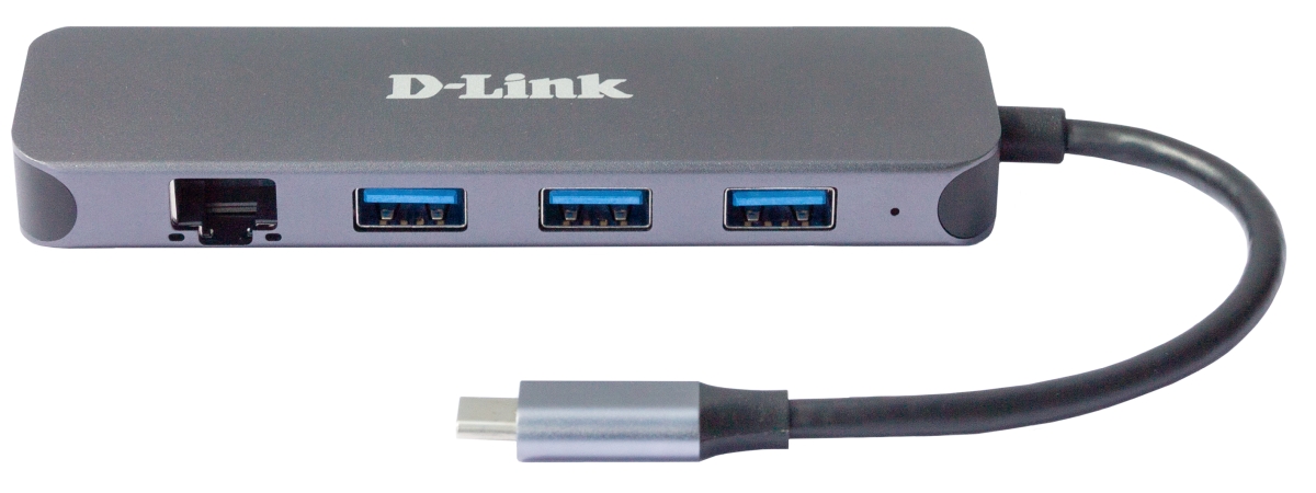 Obrázek D-Link 5-in-1 USB-C Hub with Gigabit Ethernet/Power Delivery