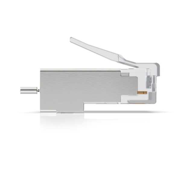 Obrázek Ubiquiti UISP-Connector-SHD - STP RJ45 konektor, Cat5, 8p8c, drát, pozlacený, AWG24 (100ks)