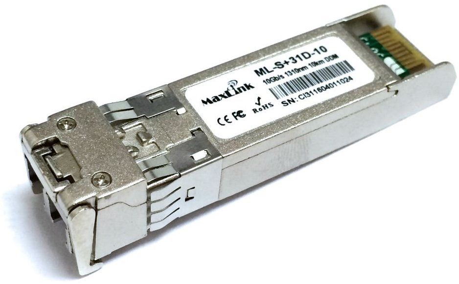 Obrázek MaxLink 10G SFP+ optický modul, SM, 1310nm, 10km, 2x LC konektor, DDM