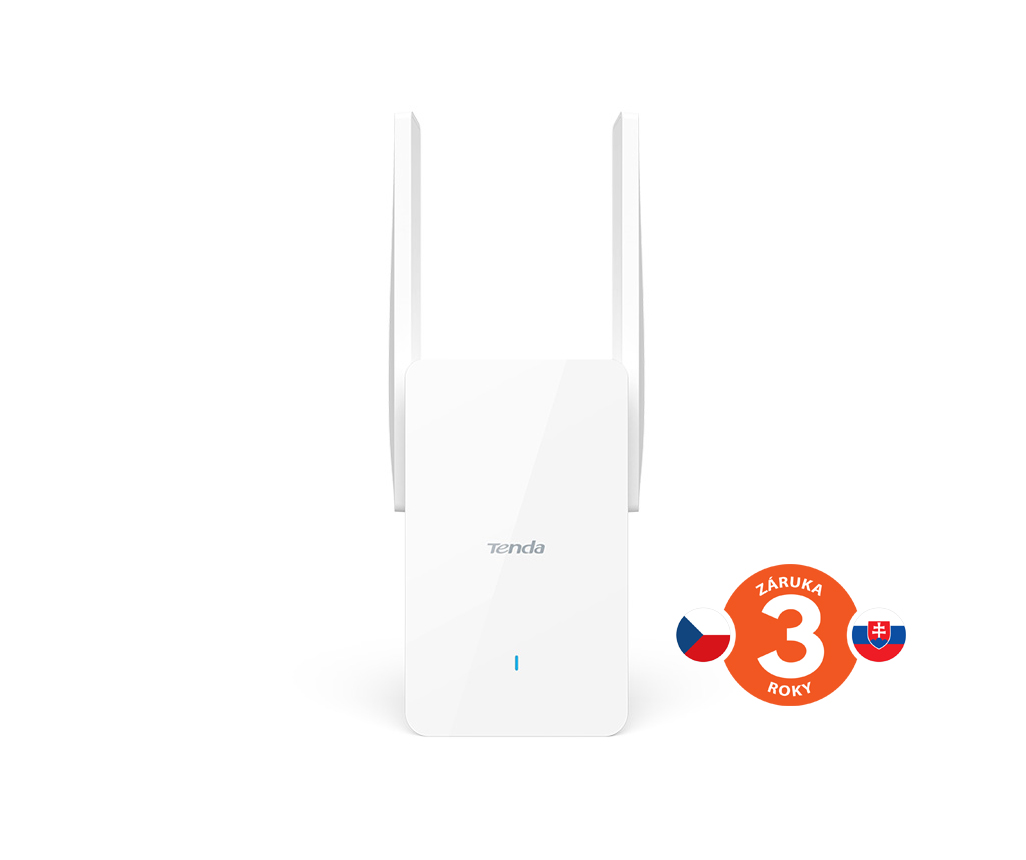 Obrázek Tenda A33 - WiFi Range Extender AX3000 WiFi 6, opakovač 2976 Mb/s, 1x GLAN 1 Gb/s, WPS,2x 5dBi, WPA3