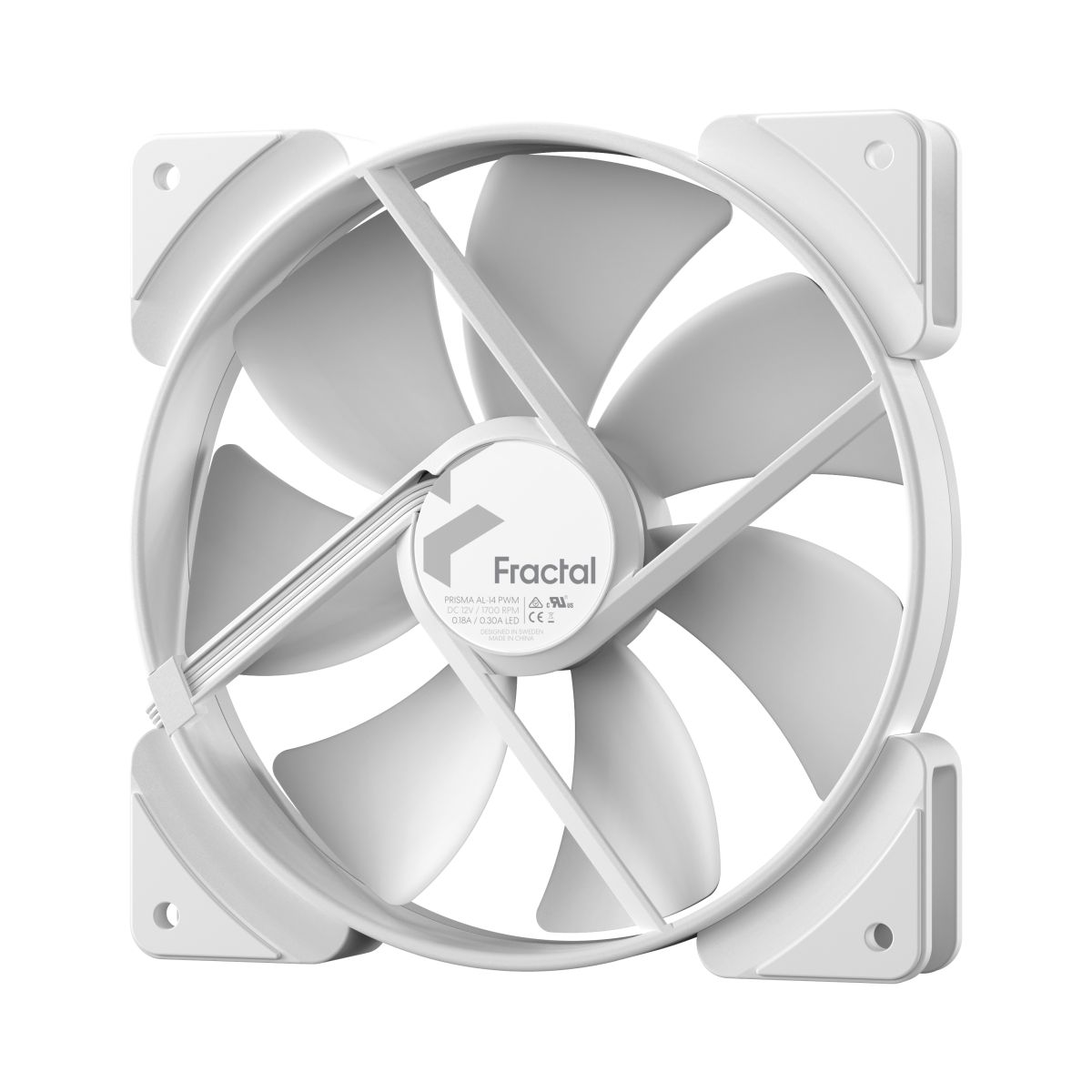 Obrázek Fractal Design Prisma AL-14 ARGB PWM White