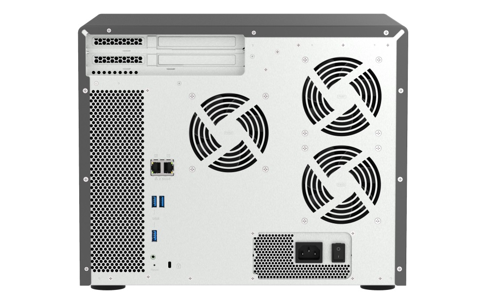 Obrázek QNAP TS-1655-8G (8core 2,8GHz, 8GB RAM, 12x 3,5"+4x 2,5" SATA, 2x M.2 NVMe slot, 2x 2,5GbE, 3x PCIe)