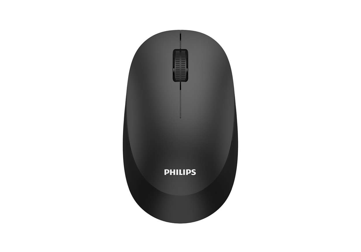 Philips SPK7307BL/Cestovní/Optická/1 600 DPI/Bezdrátová USB/Černá