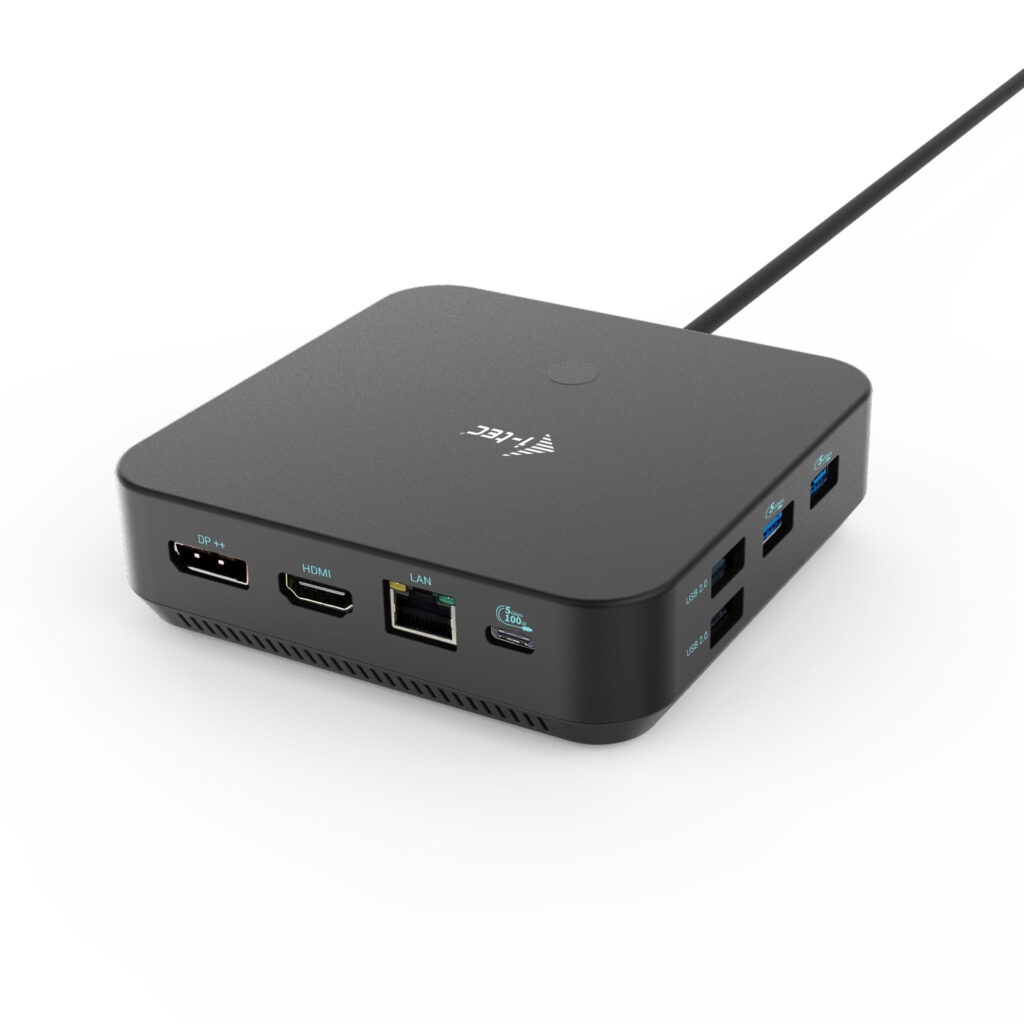 Obrázek i-tec USB-C HDMI + Dual DP Docking Station, Power Delivery 100W + zdroj 112W