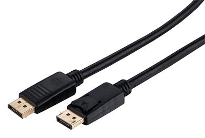 Obrázek Kabel C-TECH DisplayPort 1.2, 4K@60Hz, M/M, 1m