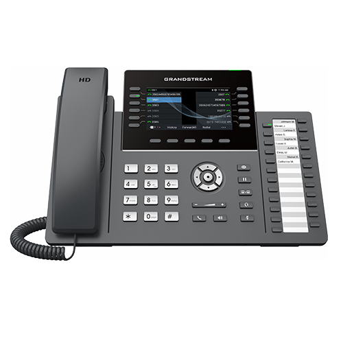 Obrázek Grandstream GRP2636 SIP telefon, 4.3" TFT bar. displej, 6SIP účtů, 24 pr. tl. , 2x1Gb, WiFi, BT