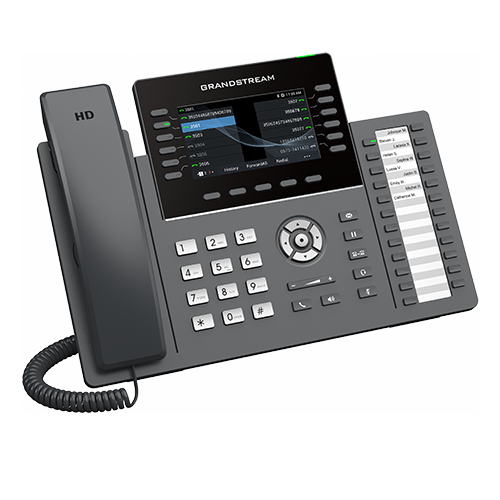 Obrázek Grandstream GRP2636 SIP telefon, 4.3" TFT bar. displej, 6SIP účtů, 24 pr. tl. , 2x1Gb, WiFi, BT