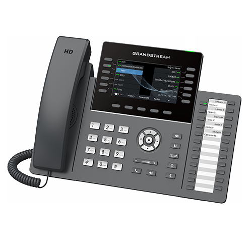 Obrázek Grandstream GRP2636 SIP telefon, 4.3" TFT bar. displej, 6SIP účtů, 24 pr. tl. , 2x1Gb, WiFi, BT