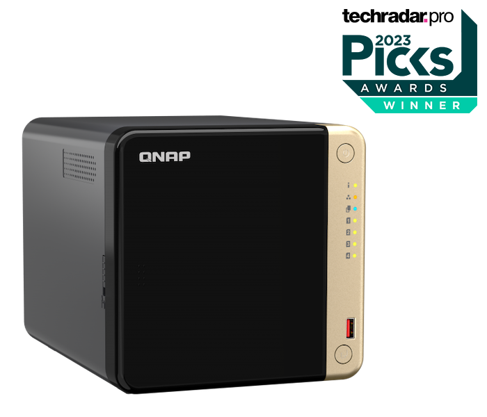 Obrázek QNAP TS-464-8G (4core 2,9GHz, 8GB RAM, 4xSATA, 2x M.2 NVMe slot, 1xPCIe, 1xHDMI 4K, 2x2,5GbE, 4xUSB)