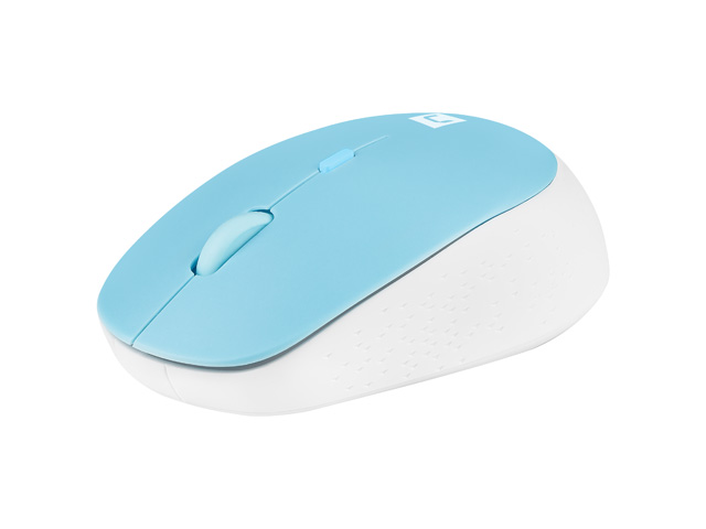 Obrázek Natec optická myš HARRIER 2/1600 DPI/Kancelářská/Optická/Bezdrátová Bluetooth/Světle modrá