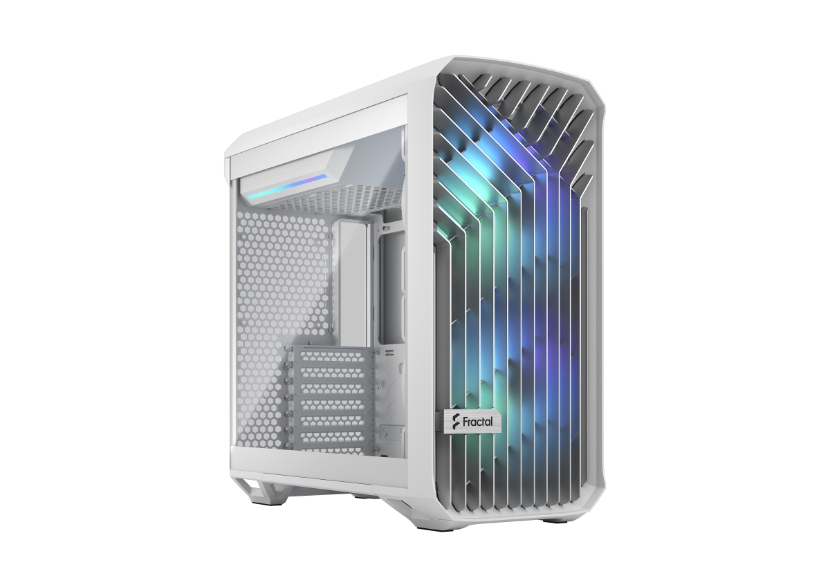 Obrázek Fractal Design Torrent Compact RGB White TG C Tint/Mini Tower/Transpar./Bílá