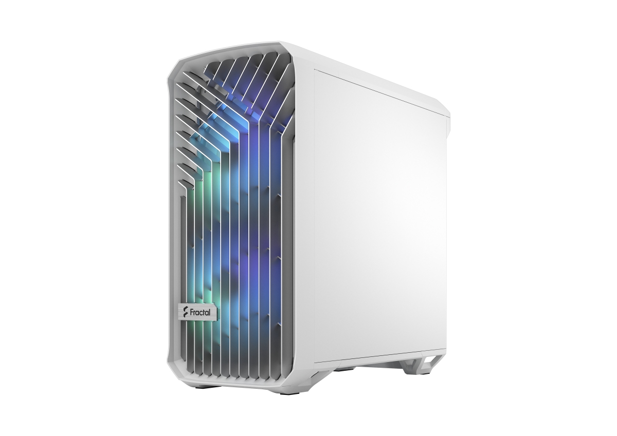 Obrázek Fractal Design Torrent Compact RGB White TG C Tint/Mini Tower/Transpar./Bílá