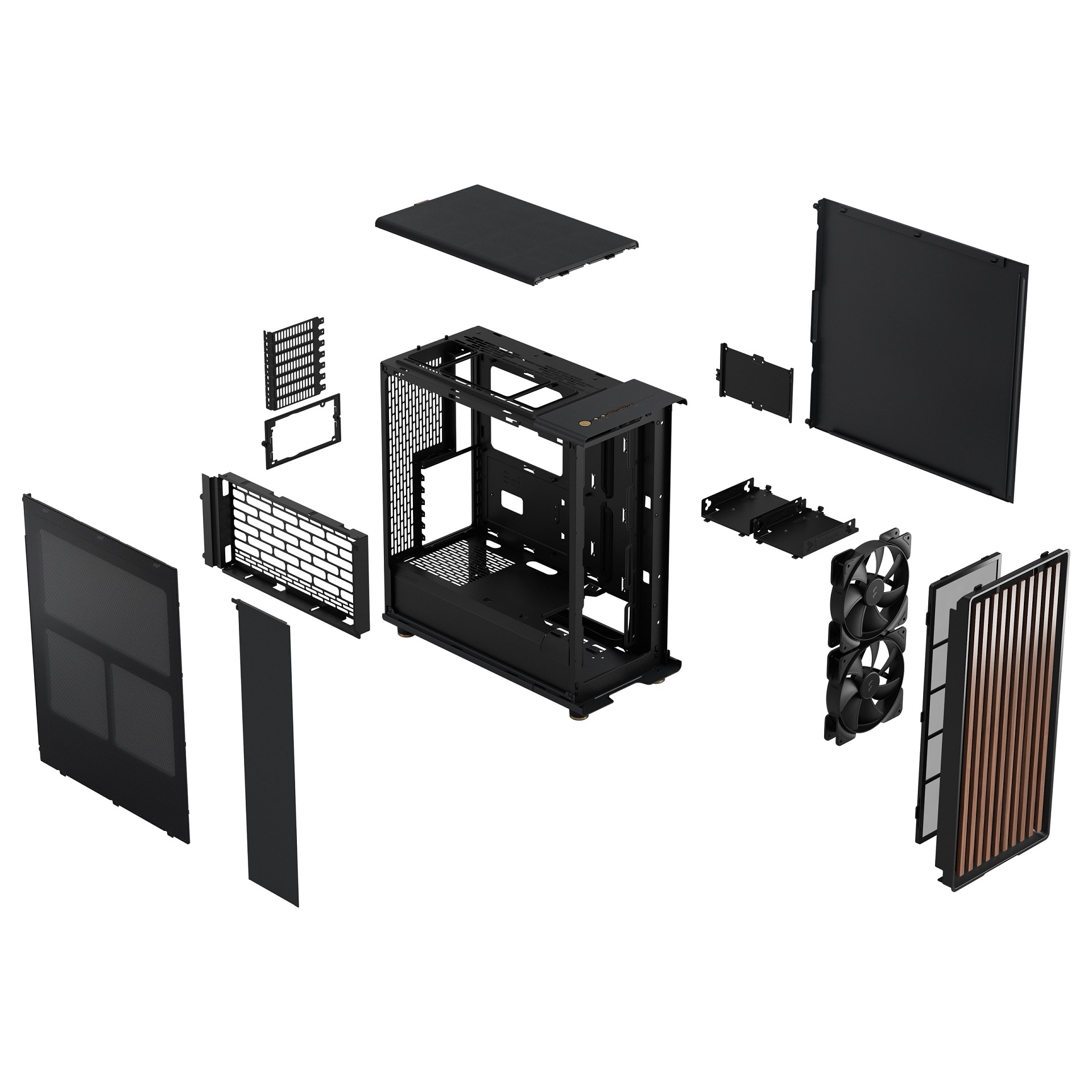 Obrázek Fractal Design North Charcoal Black/Midi Tower/Černá