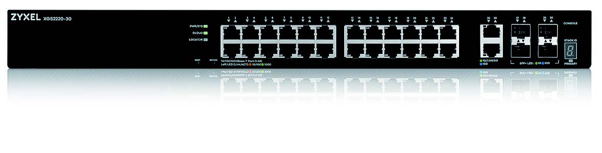 ZYXEL XGS2220-30, 30port + 1 Y Nebula FlexPro