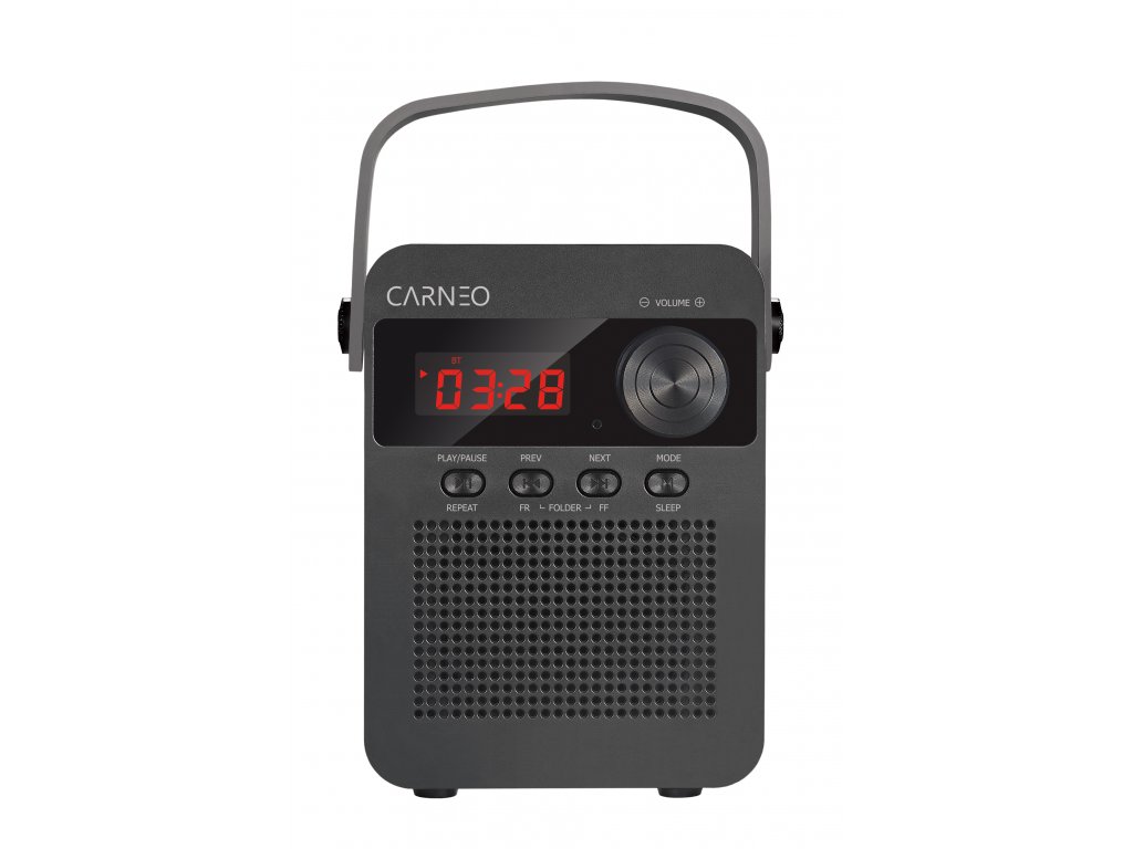 Obrázek CARNEO F90 FM rádio, BT reproduktor, black/wood