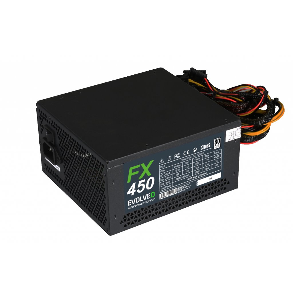 Obrázek EVOLVEO FX 450/450W/ATX/80PLUS 230V EU/Bulk