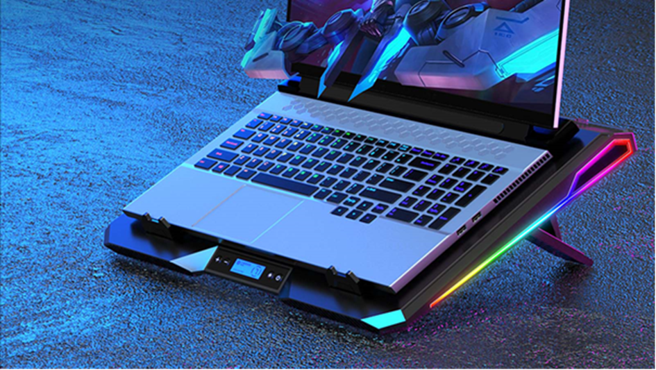 Obrázek EVOLVEO Ania 10 RGB, nastavitelný podstavec pro notebook