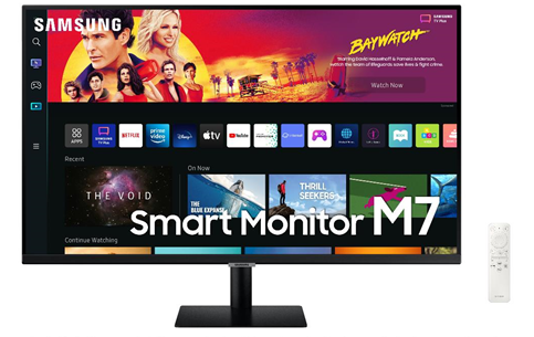 Samsung Smart Monitor/M7/32"/VA/4K UHD/60Hz/4ms/Black/2R