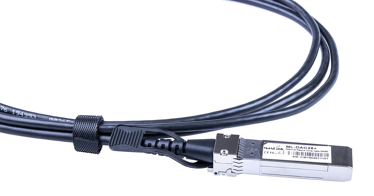 Obrázek MaxLink 25G SFP28 DAC kabel, pasivní, DDM, 2m