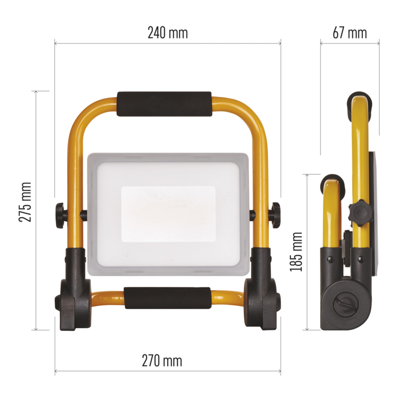 Obrázek EMOS PŘENOSNÝ LED REFLEKTOR ILIO 51W, 4600LM, IP44