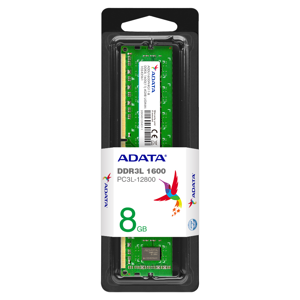 Obrázek Adata/DDR3L/8GB/1600MHz/CL11/1x8GB