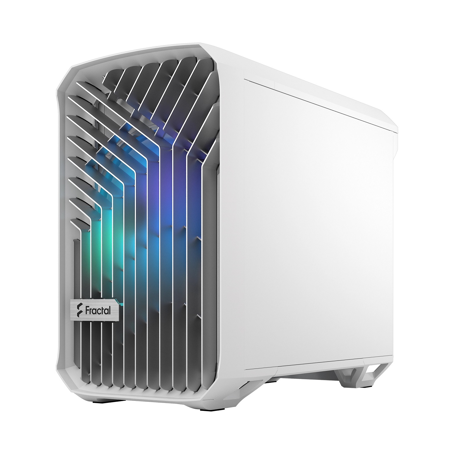 Obrázek Fractal Design Torrent Nano RGB White TG Clear Tint/Micro Tower/Transpar./Bílá