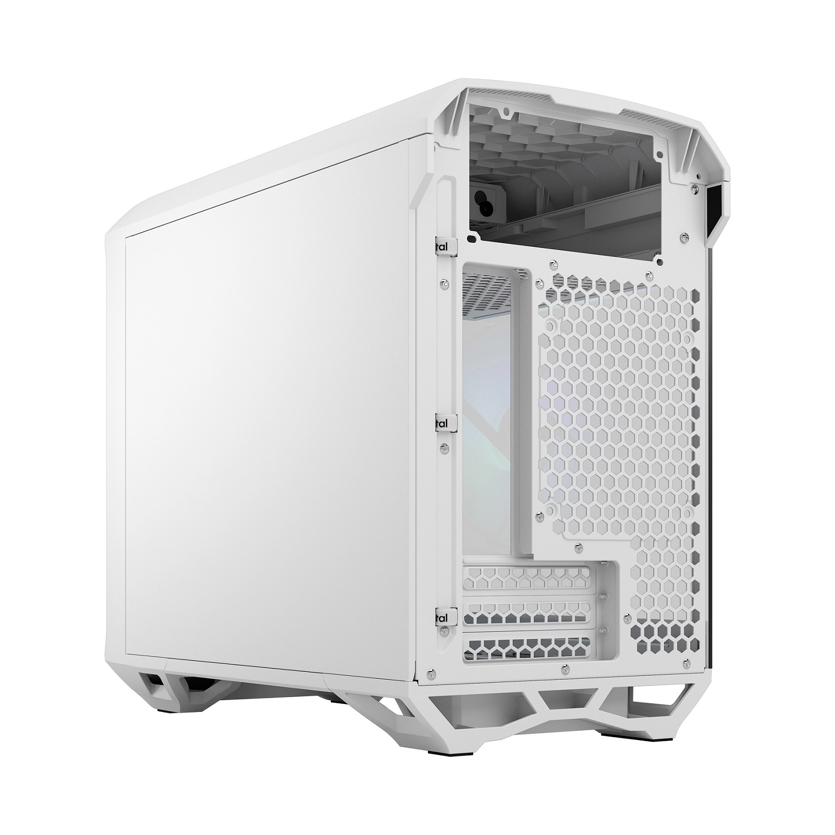 Obrázek Fractal Design Torrent Nano RGB White TG Clear Tint/Micro Tower/Transpar./Bílá