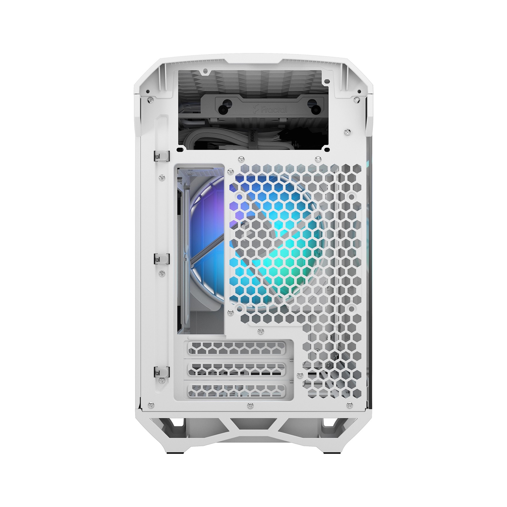 Obrázek Fractal Design Torrent Nano RGB White TG Clear Tint/Micro Tower/Transpar./Bílá