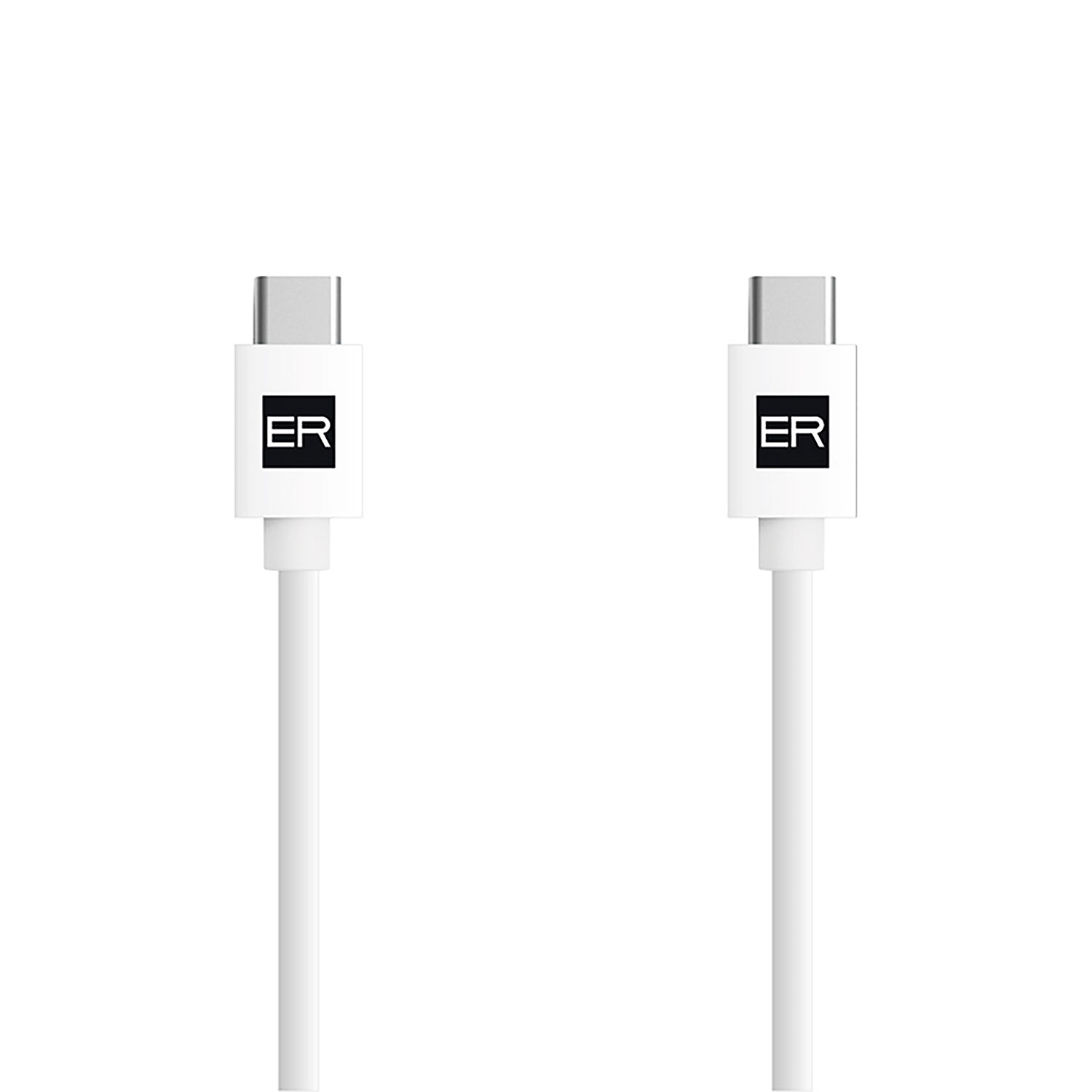 Obrázek ER POWER USB-C/USB-C 3A (60W) kabel - 1,2 m bílý