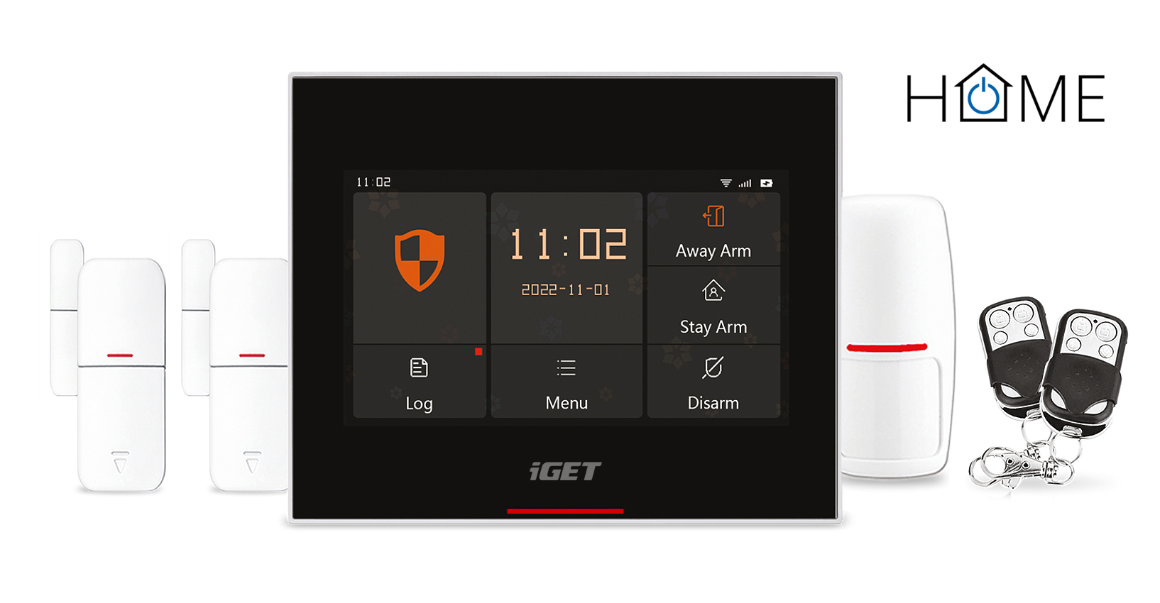 Obrázek iGET HOME X5 - Inteligentní Wi-Fi/GSM alarm, v aplikaci i ovládání IP kamer a zásuvek, Android, iOS
