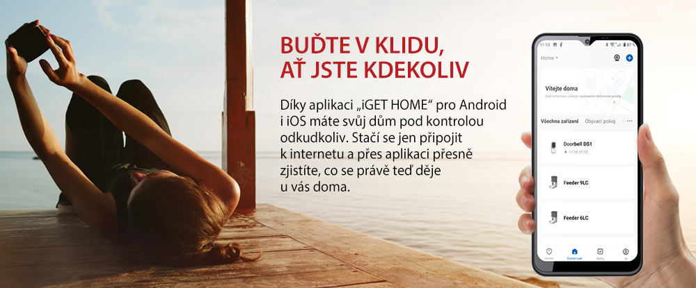 Obrázek iGET HOME X5 - Inteligentní Wi-Fi/GSM alarm, v aplikaci i ovládání IP kamer a zásuvek, Android, iOS