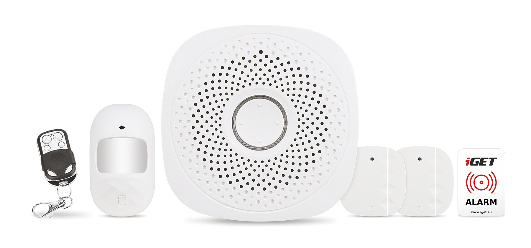 Obrázek iGET HOME X1 - Inteligentní Wi-Fi alarm, v aplikaci i ovládání IP kamer a zásuvek, Android, iOS