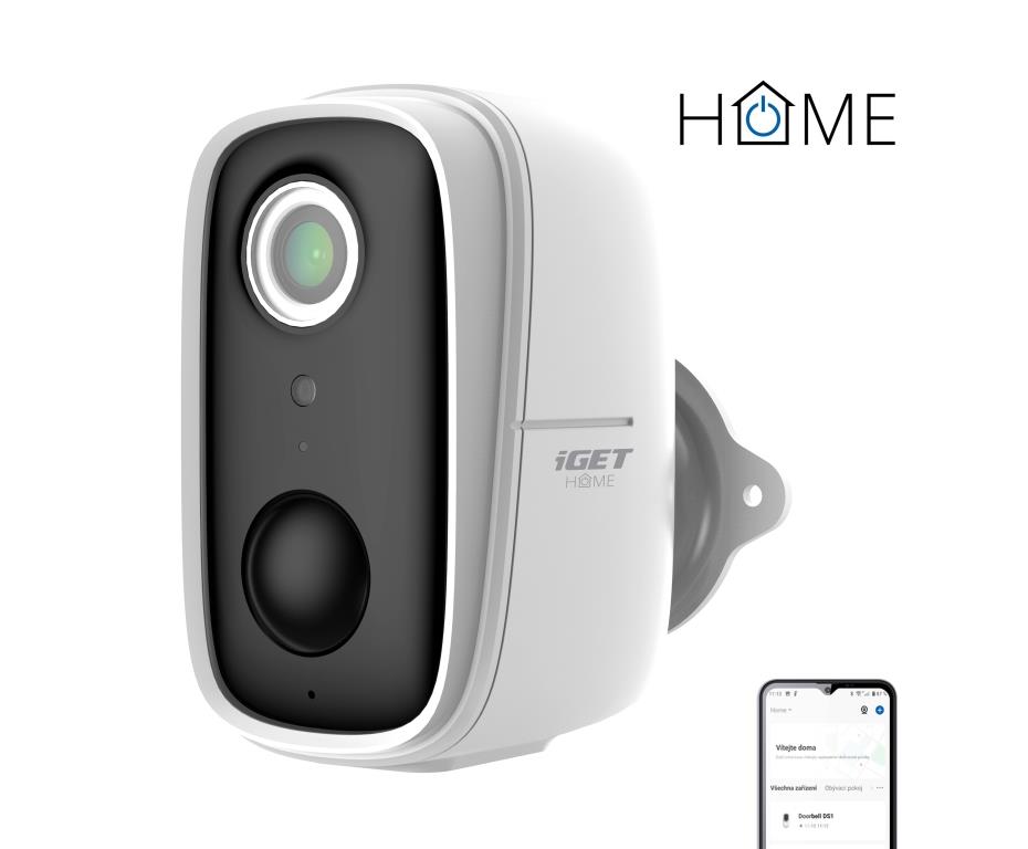 Obrázek iGET HOME Camera CS9 Battery - WiFi IP FullHD 1080p kamera, noční vidění, dvoucestné audio, IP65