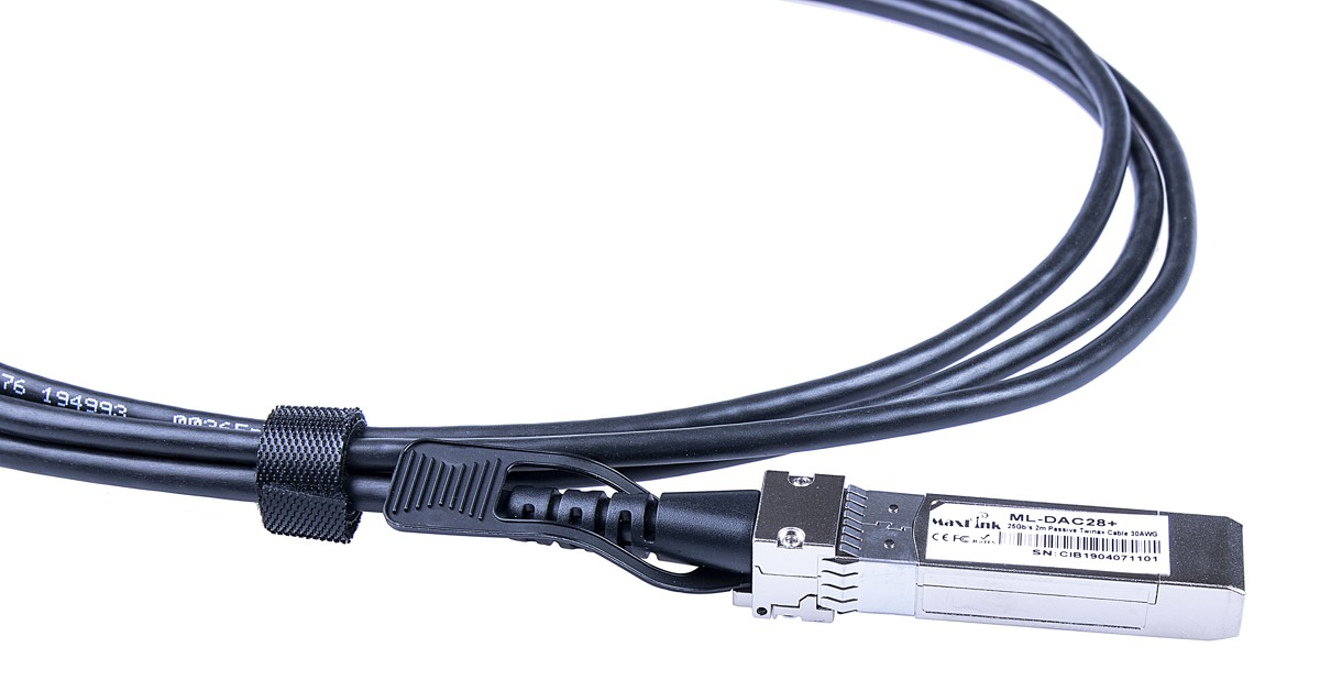 Obrázek MaxLink 25G SFP28 DAC kabel, pasivní, DDM, 1m