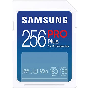 Samsung/SDXC/256GB/Class 10/Modrá