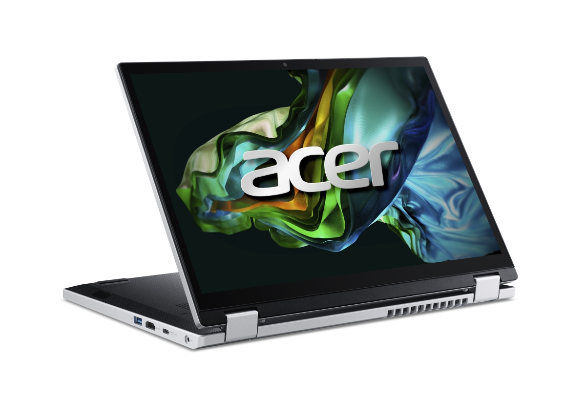 Obrázek Acer Aspire 3/Spin 14/i3-N305/14"/WUXGA/T/8GB/512GB SSD/UHD Xe/W11H/Silver/2R