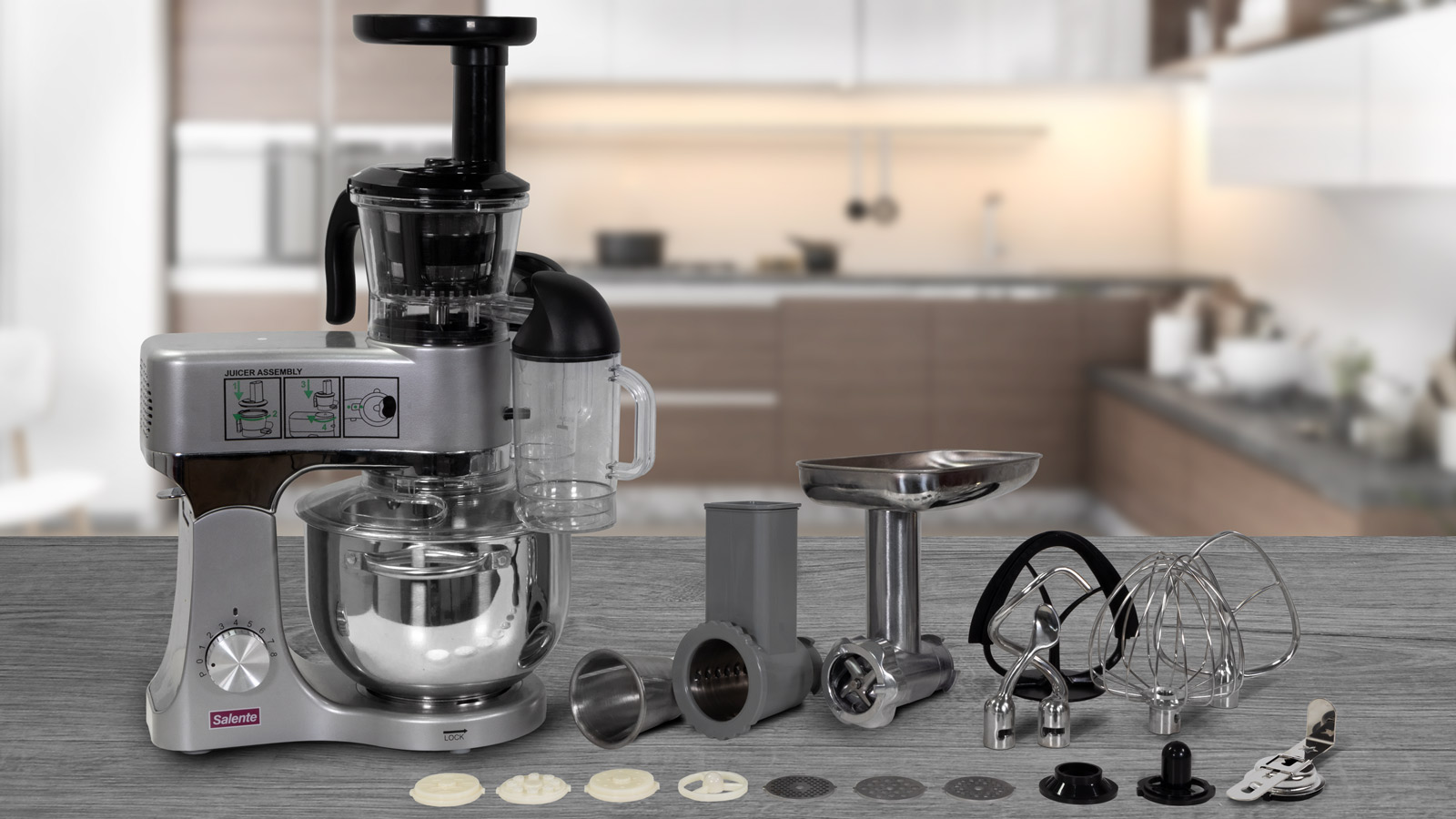 Obrázek Salente Rombo, kuchyňský robot s odšťavňovačem
