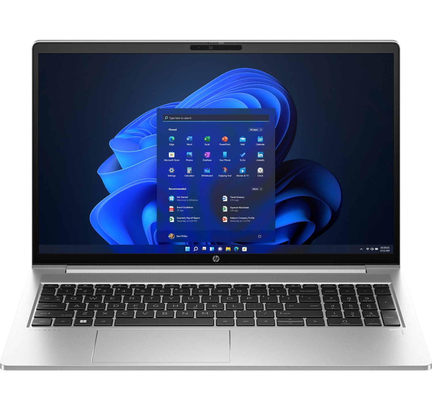 Obrázek HP ProBook/450 G10/i7-1360P/15,6"/FHD/16GB/1TB SSD/Iris Xe/W11P/Silver/3RNBD