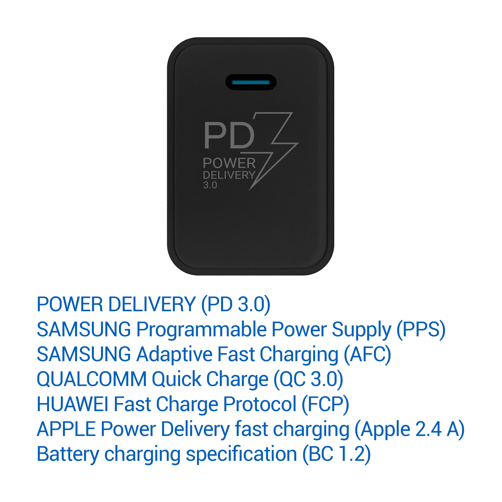 Obrázek TESLA Power Charger T100 20W PD 3.0/PPS (černá)