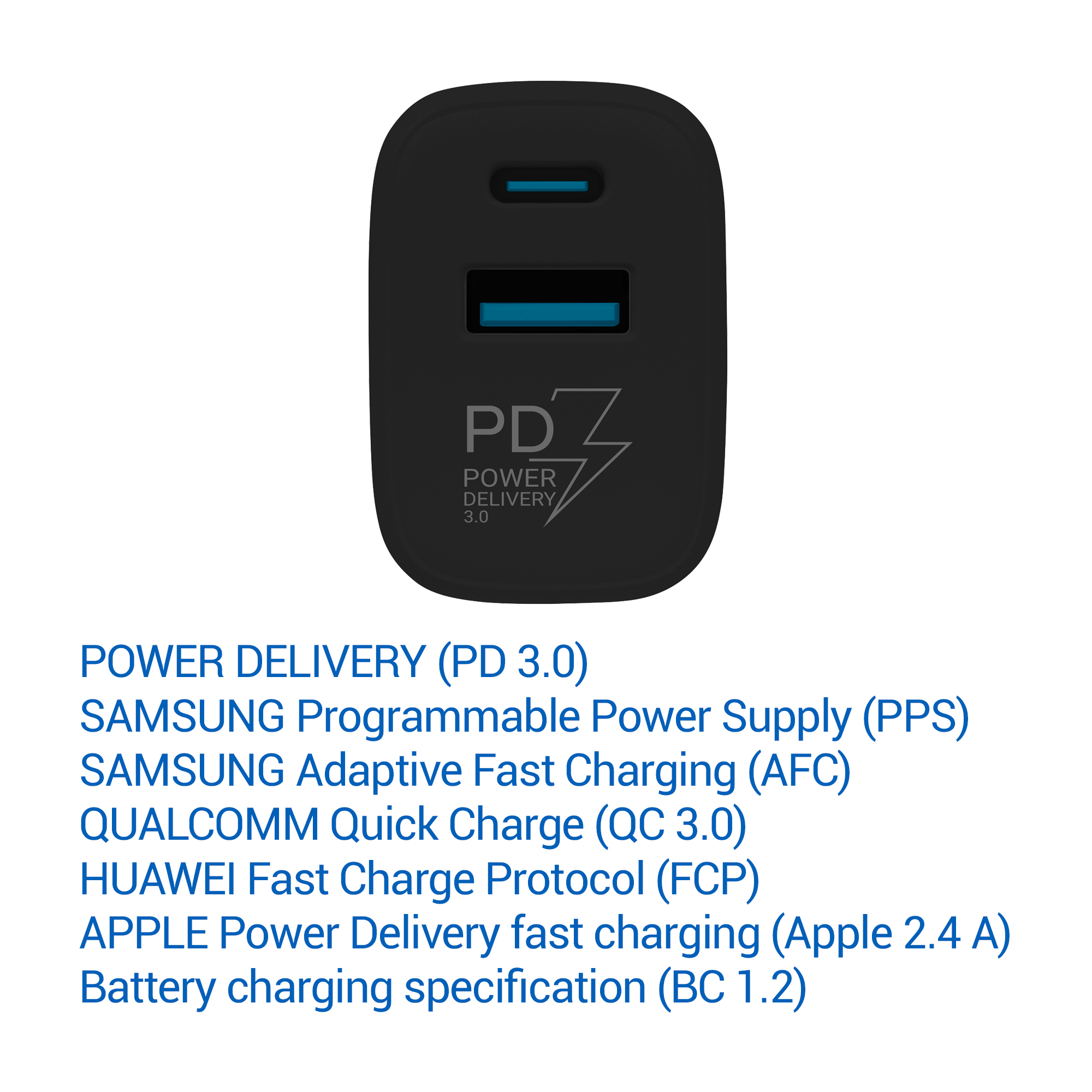 Obrázek TESLA Power Charger T220 25W PD 3.0/PPS (černá)