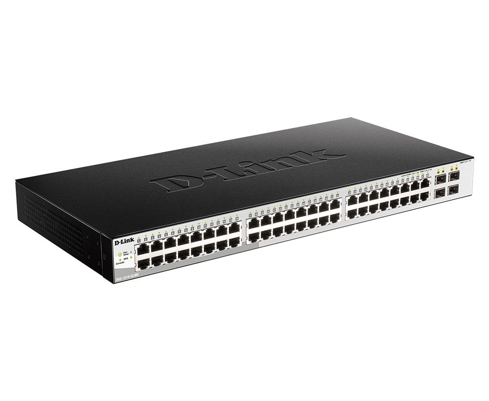 Obrázek D-Link DGS-1210-52/ME/E 48x 1G + 4x 1G SFP Metro Ethernet Managed Switch