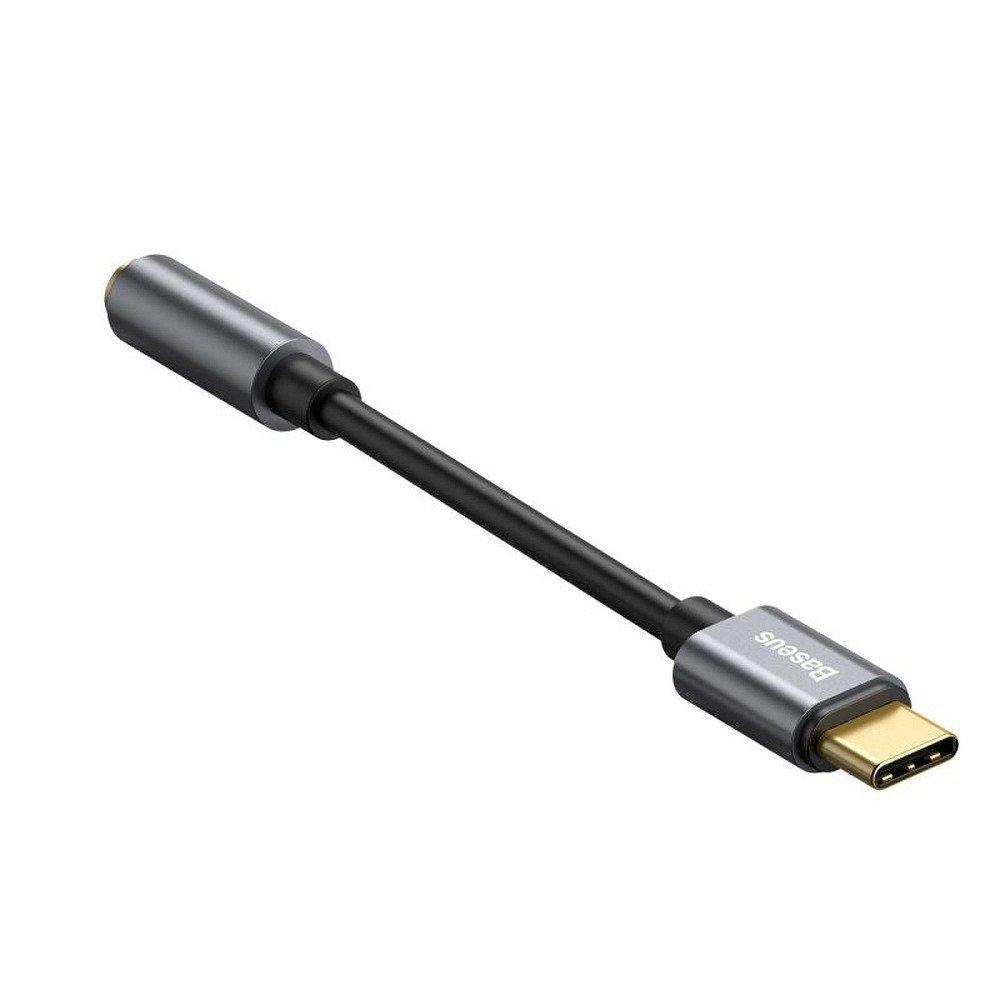 Obrázek Baseus CATL54-0G Kabelová Redukce z USB-C na 3.5mm Audio Jack L54 (female) Deep Grey