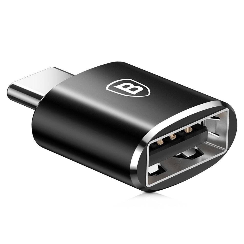 Obrázek Baseus CATOTG-01 Adaptér z USB-A na USB-C Black