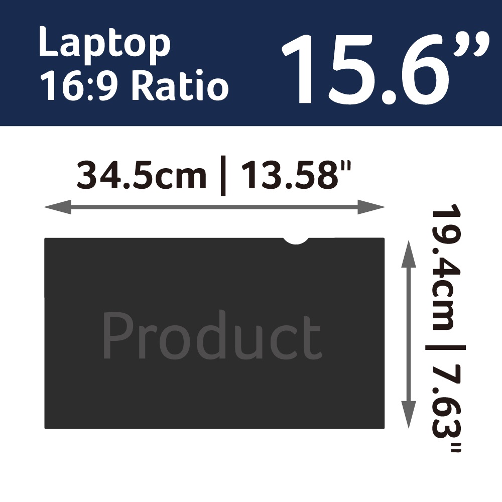 Obrázek Acer 2 Way Privacy Filter 15,6" (16:9,Retail Pack)
