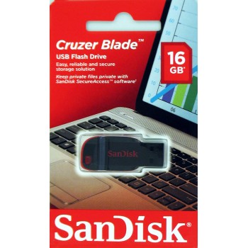 SanDisk Cruzer Blade/16GB/USB 2.0/USB-A/Černá