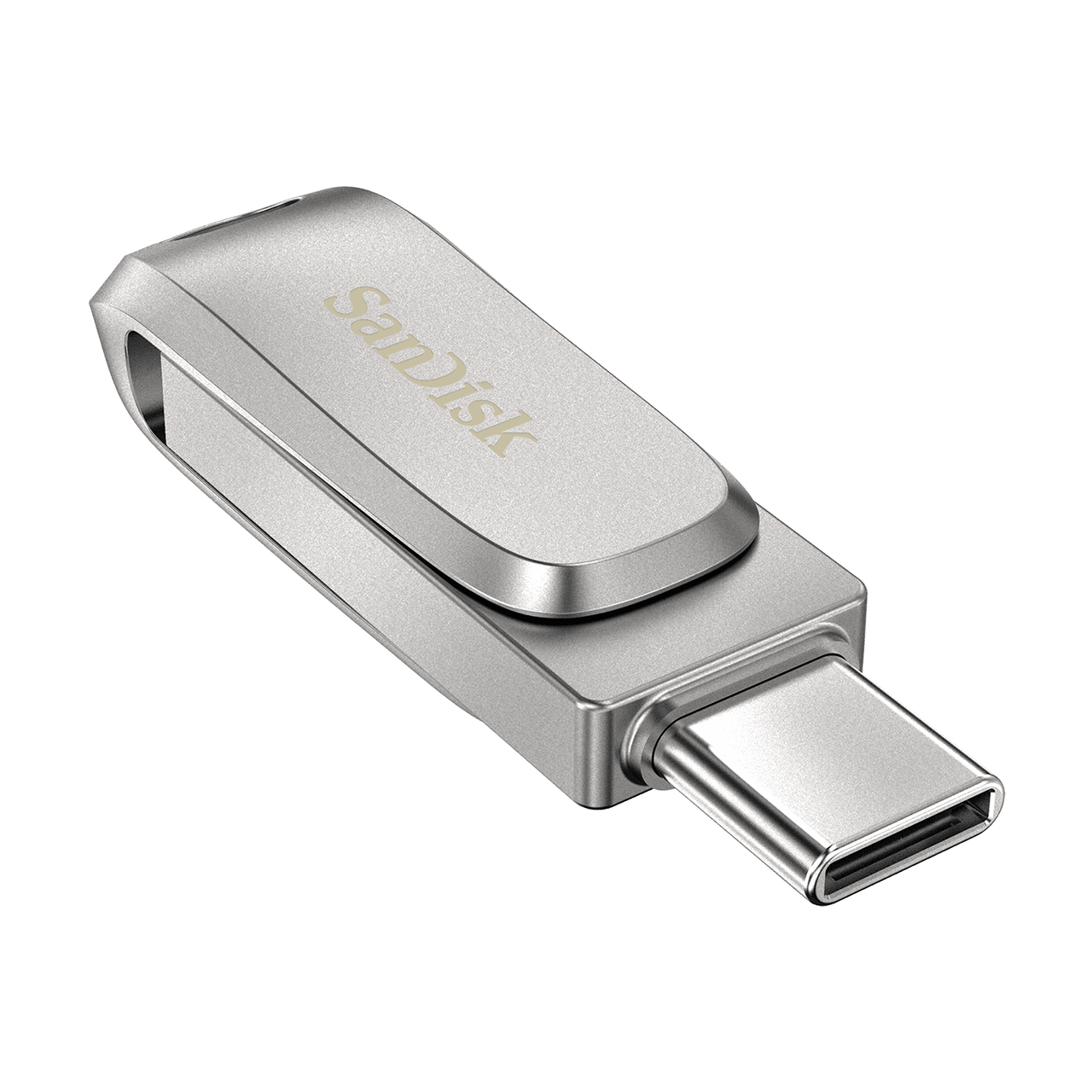 Obrázek SanDisk Ultra Dual Drive Luxe/32GB/150MBps/USB 3.1/USB-A + USB-C/Stříbrná