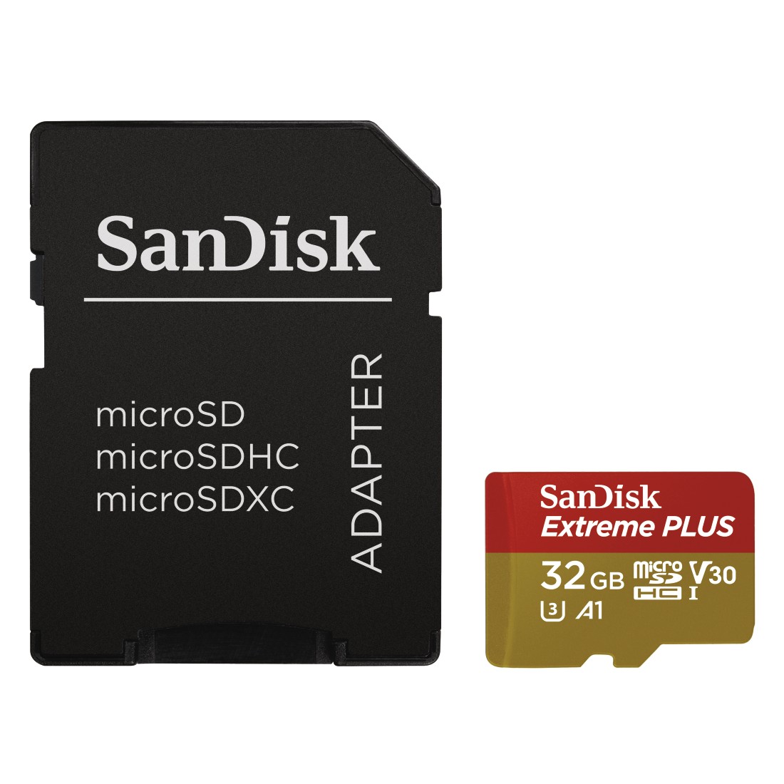 Obrázek SanDisk Extreme PLUS/micro SDHC/32GB/95MBps/UHS-I U3 / Class 10/+ Adaptér