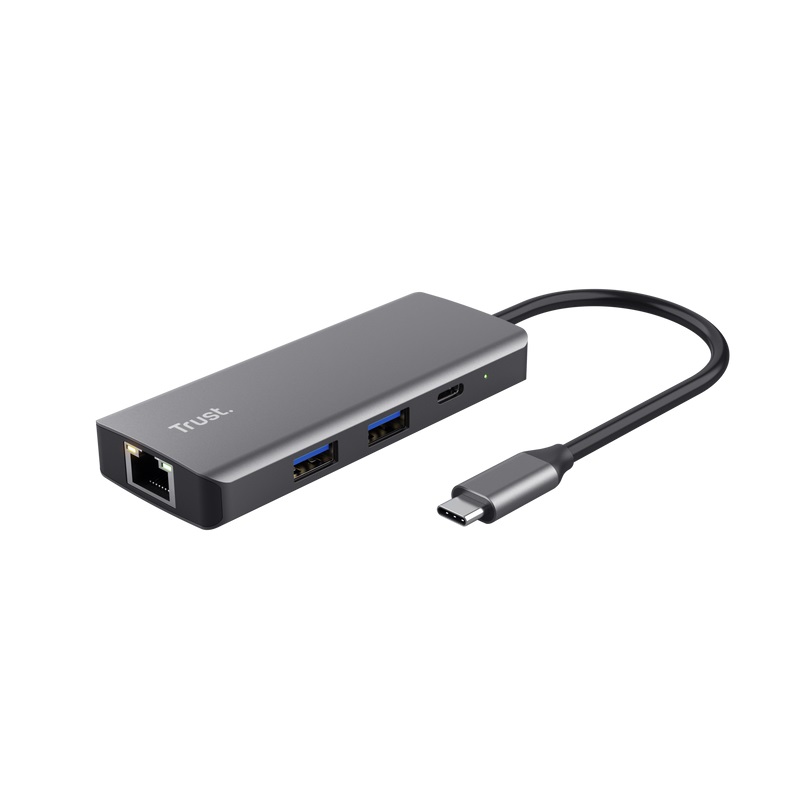 Obrázek TRUST 6-in-1 USB-C Multi-Port Adapter