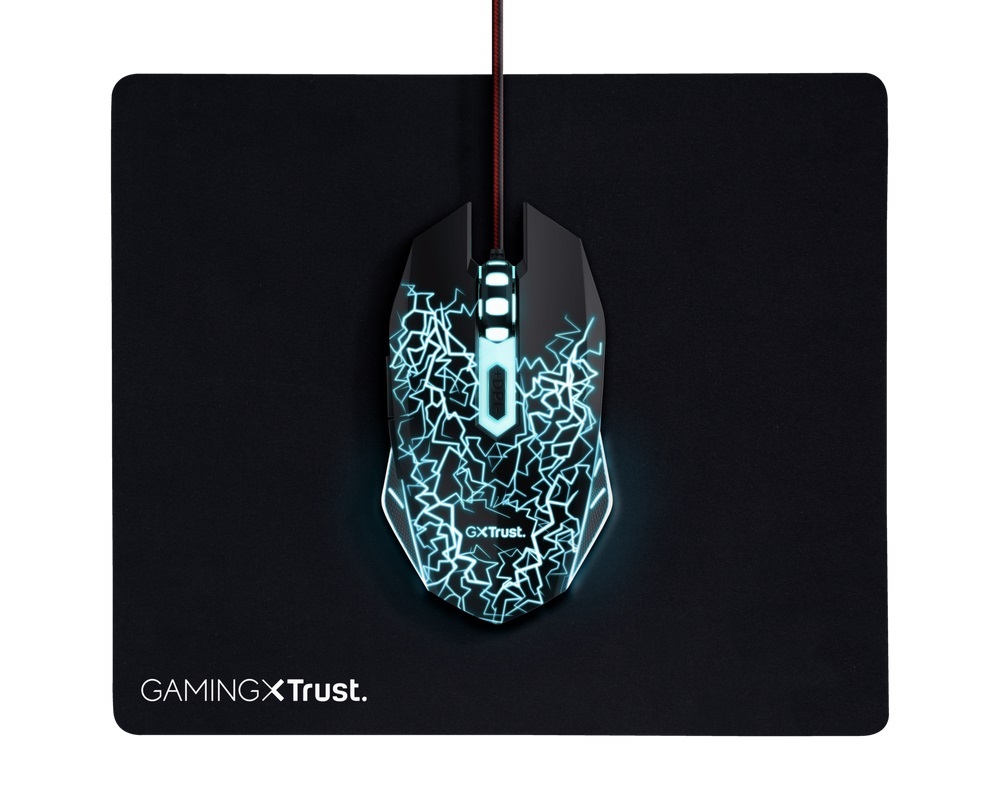 Obrázek TRUST BASICS GAMING MOUSE & PAD